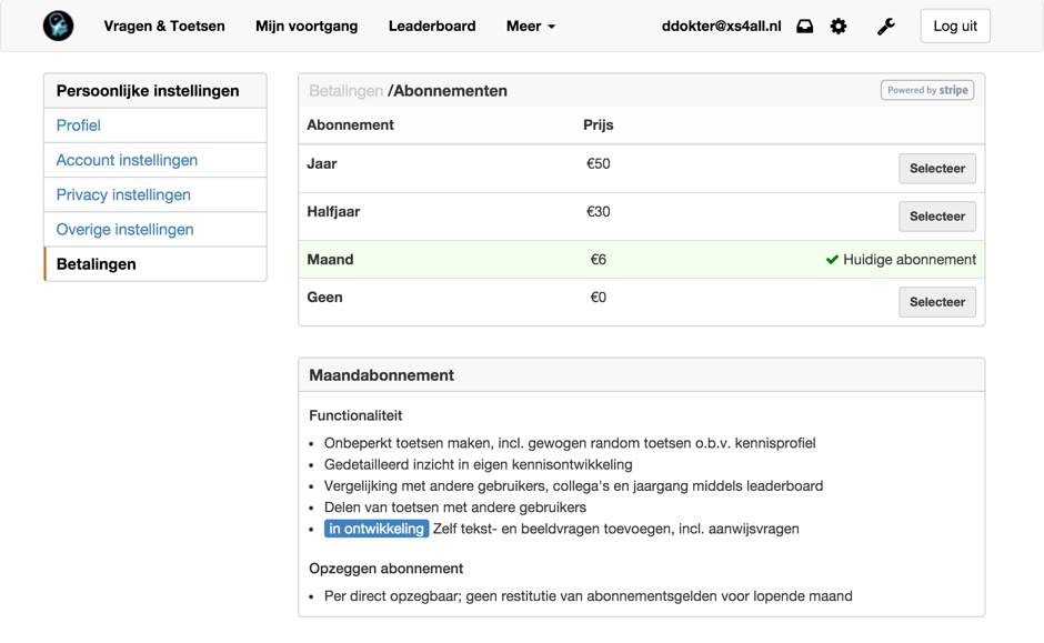 Betalingen 2